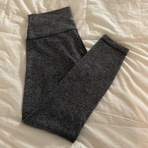 Lululemon Wunder Under High Rise 7/8 Leggings 25" Inseam Heathered Grey